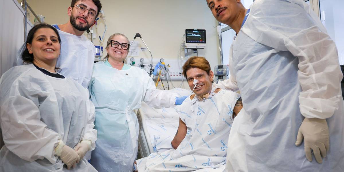 Da incerteza à recuperação: paciente volta a andar com apoio de equipe multidisciplinar do Hospital Governador Celso Ramos